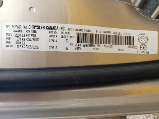 Photo 9 VIN: 2C4RC1BG4ER383906 - CHRYSLER TOWN & COU 