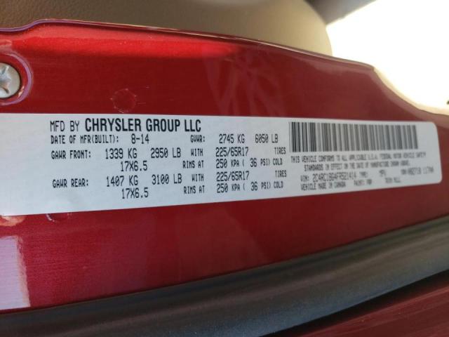 Photo 9 VIN: 2C4RC1BG4FR521414 - CHRYSLER TOWN &AMP COU 