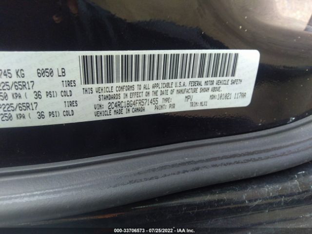 Photo 8 VIN: 2C4RC1BG4FR571455 - CHRYSLER TOWN & COUNTRY 