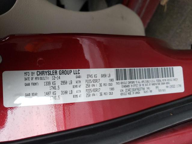 Photo 9 VIN: 2C4RC1BG4FR637700 - CHRYSLER TOWN &AMP COU 