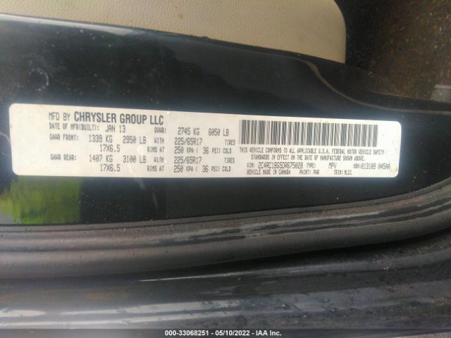 Photo 8 VIN: 2C4RC1BG5DR675028 - CHRYSLER TOWN & COUNTRY 