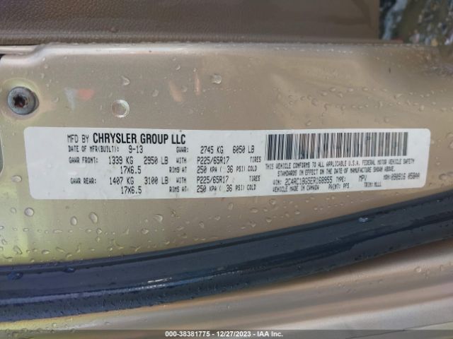 Photo 8 VIN: 2C4RC1BG5ER168955 - CHRYSLER TOWN & COUNTRY 