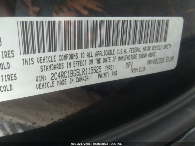 Photo 8 VIN: 2C4RC1BG5LR115525 - CHRYSLER PACIFICA 