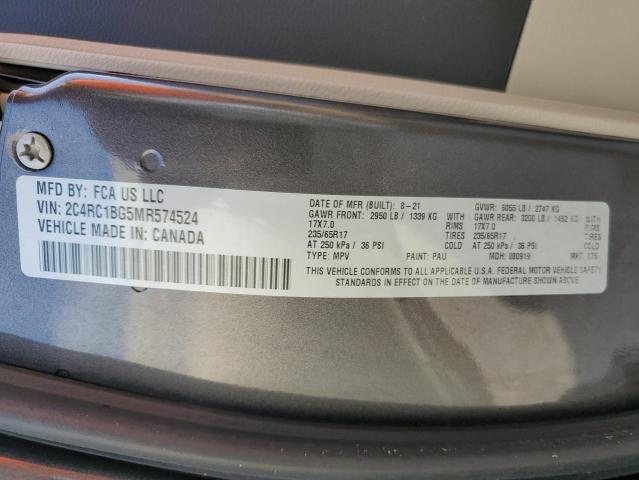 Photo 13 VIN: 2C4RC1BG5MR574524 - CHRYSLER PACIFICA T 