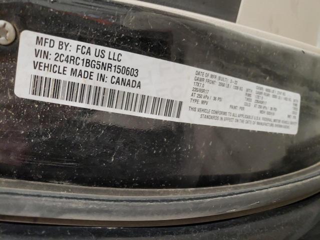 Photo 12 VIN: 2C4RC1BG5NR150603 - CHRYSLER PACIFICA 