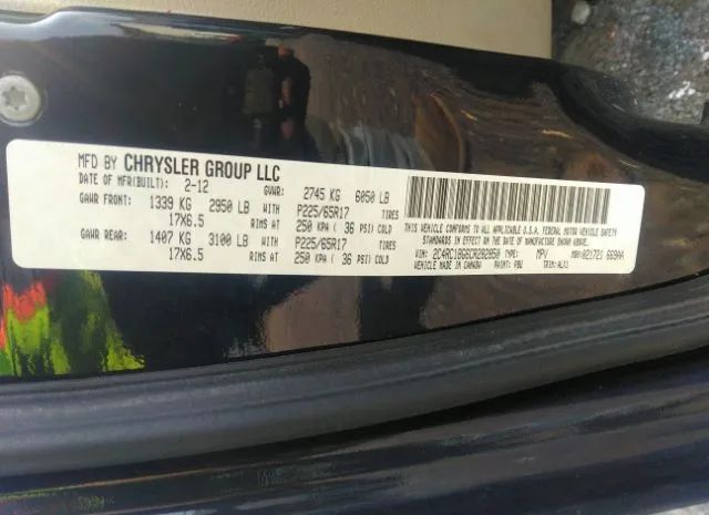 Photo 8 VIN: 2C4RC1BG6CR282850 - CHRYSLER TOWN & COUNTRY 