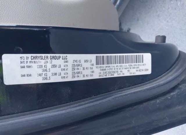 Photo 8 VIN: 2C4RC1BG6CR382785 - CHRYSLER TOWN & COUNTRY 