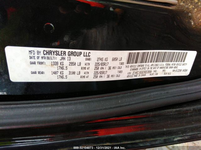 Photo 8 VIN: 2C4RC1BG6DR653880 - CHRYSLER TOWN & COUNTRY 