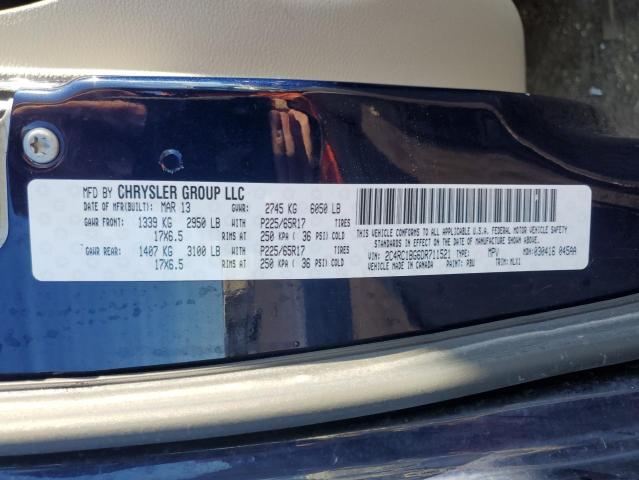 Photo 12 VIN: 2C4RC1BG6DR711521 - CHRYSLER TOWN & COU 