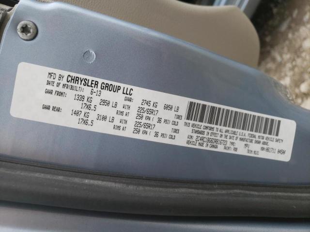 Photo 9 VIN: 2C4RC1BG6DR816723 - CHRYSLER TOWN & COU 