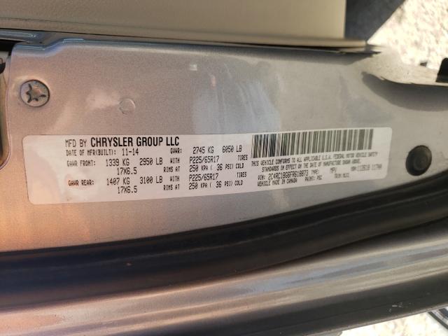 Photo 9 VIN: 2C4RC1BG6FR618873 - CHRYSLER TOWN &AMP COU 