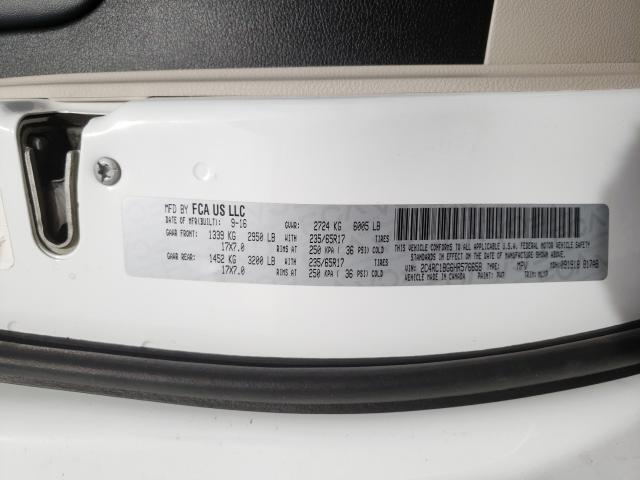 Photo 9 VIN: 2C4RC1BG6HR576658 - CHRYSLER PACIFICA 