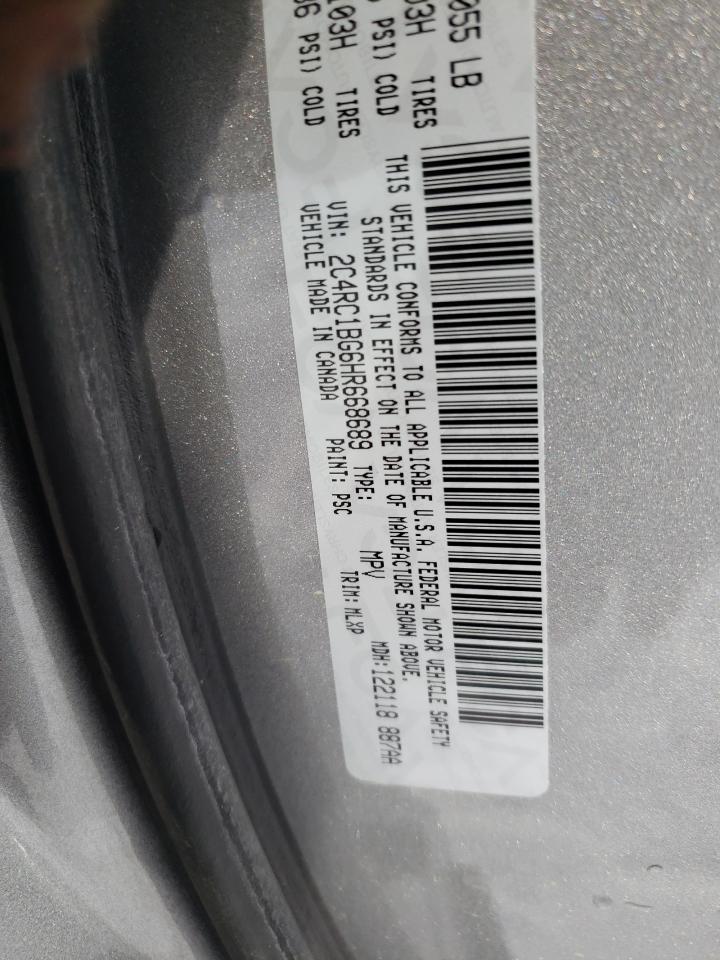 Photo 12 VIN: 2C4RC1BG6HR668689 - CHRYSLER PACIFICA T 