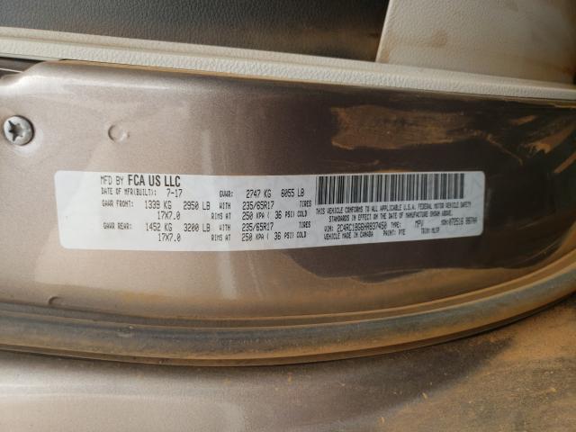 Photo 9 VIN: 2C4RC1BG6HR837450 - CHRYSLER PACIFICA T 