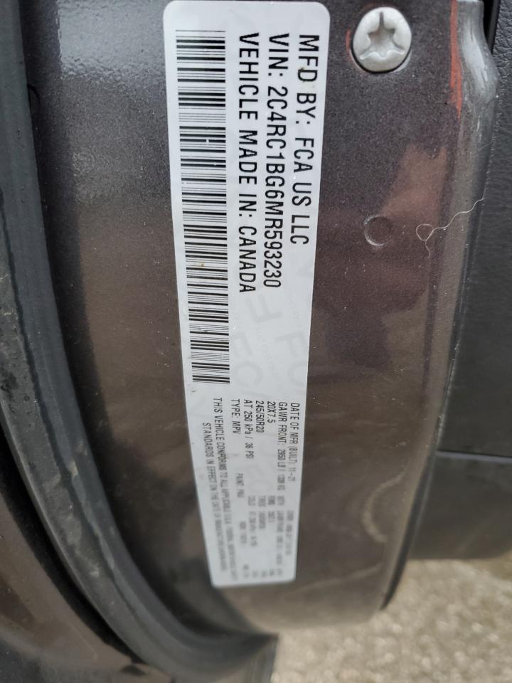 Photo 12 VIN: 2C4RC1BG6MR593230 - CHRYSLER PACIFICA 