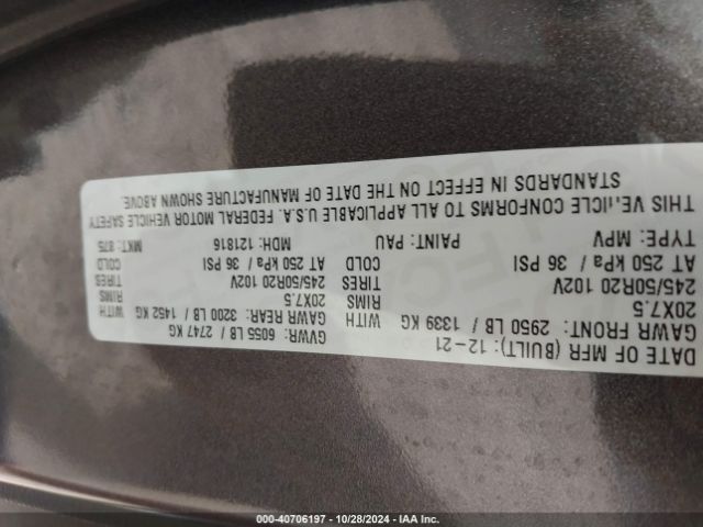 Photo 8 VIN: 2C4RC1BG6NR101815 - CHRYSLER PACIFICA 