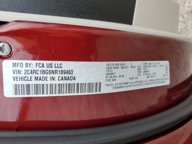 Photo 12 VIN: 2C4RC1BG6NR189460 - CHRYSLER PACIFICA T 