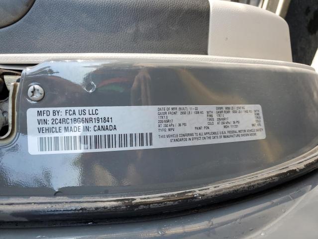 Photo 12 VIN: 2C4RC1BG6NR191841 - CHRYSLER PACIFICA T 