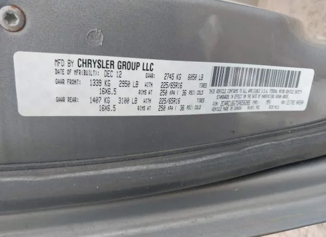 Photo 8 VIN: 2C4RC1BG7DR656285 - CHRYSLER TOWN & COUNTRY 