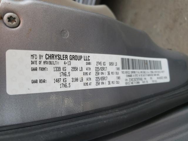 Photo 9 VIN: 2C4RC1BG7DR754961 - CHRYSLER TOWN AND C 