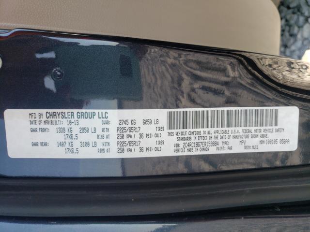 Photo 9 VIN: 2C4RC1BG7ER159884 - CHRYSLER TOWN &AMP COU 