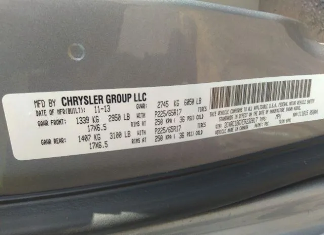 Photo 8 VIN: 2C4RC1BG7ER232817 - CHRYSLER TOWN & COUNTRY 