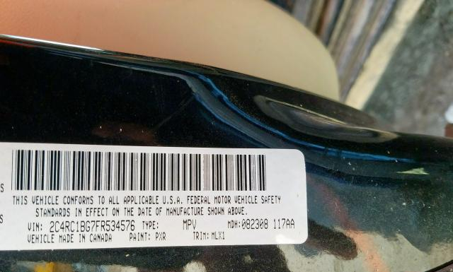 Photo 9 VIN: 2C4RC1BG7FR534576 - CHRYSLER TOWN AND COUNTRY 