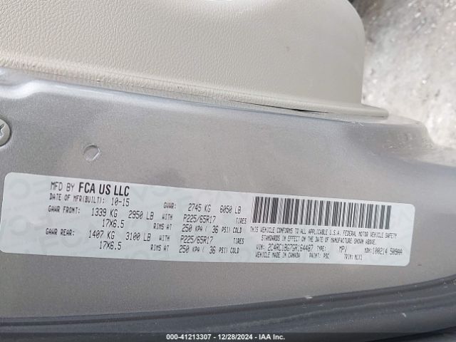 Photo 8 VIN: 2C4RC1BG7GR164487 - CHRYSLER TOWN AND COUNTRY 