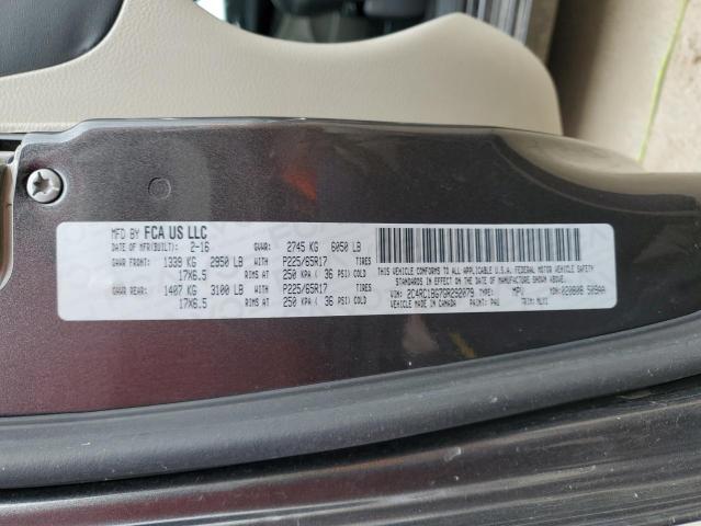 Photo 12 VIN: 2C4RC1BG7GR292079 - CHRYSLER MINIVAN 