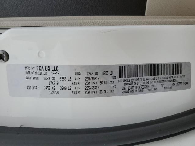 Photo 12 VIN: 2C4RC1BG7KR566910 - CHRYSLER PACIFICA 