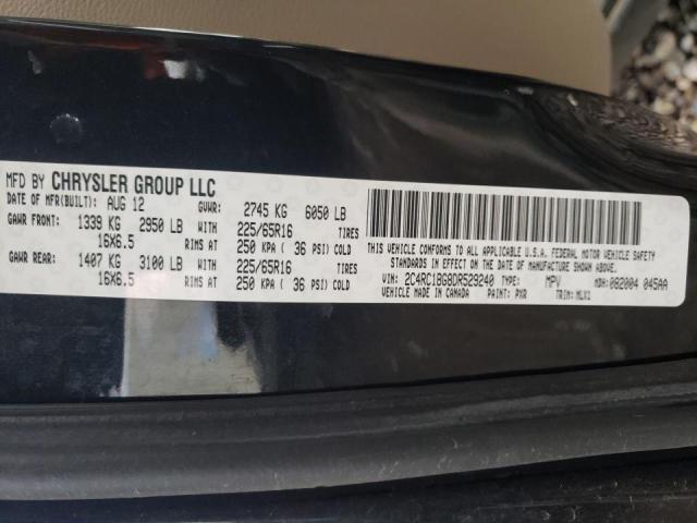 Photo 9 VIN: 2C4RC1BG8DR529240 - CHRYSLER TOWN &AMP COU 