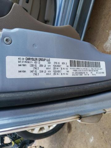 Photo 9 VIN: 2C4RC1BG8DR622789 - CHRYSLER TOWN & COU 