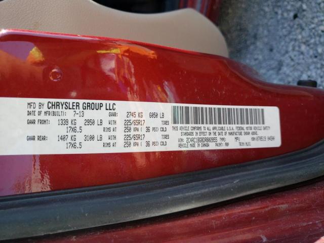 Photo 9 VIN: 2C4RC1BG8DR802855 - CHRYSLER TOWN & COU 