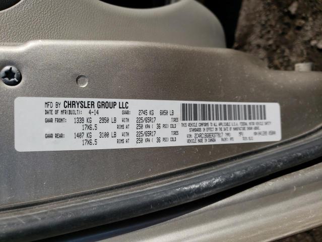 Photo 9 VIN: 2C4RC1BG8ER377817 - CHRYSLER TOWN &AMP COU 