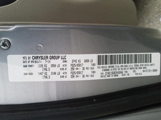 Photo 9 VIN: 2C4RC1BG8ER436946 - CHRYSLER TOWN & COU 