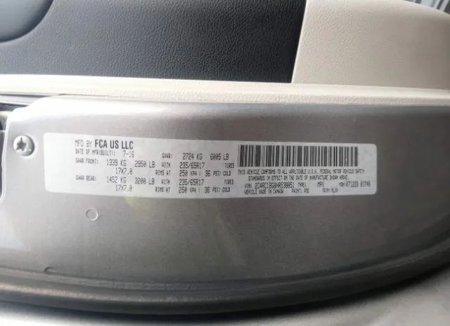 Photo 8 VIN: 2C4RC1BG8HR538851 - CHRYSLER PACIFICA 