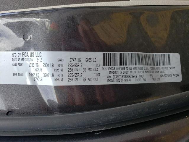 Photo 9 VIN: 2C4RC1BG8KR678843 - CHRYSLER PACIFICA 