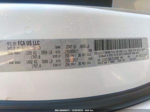 Photo 8 VIN: 2C4RC1BG8LR139298 - CHRYSLER PACIFICA 