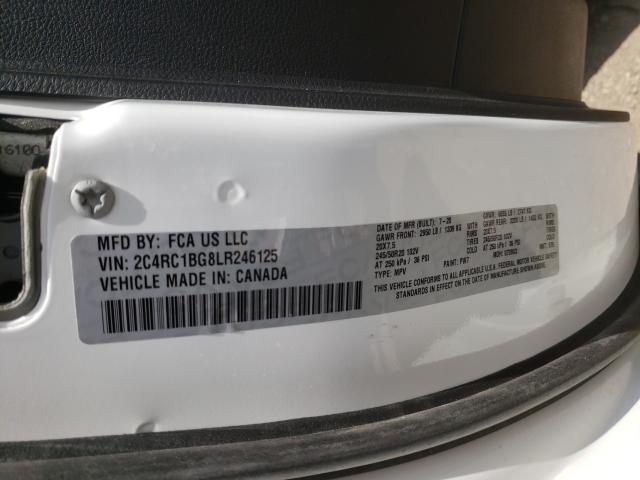 Photo 9 VIN: 2C4RC1BG8LR246125 - CHRYSLER PACIFICA T 