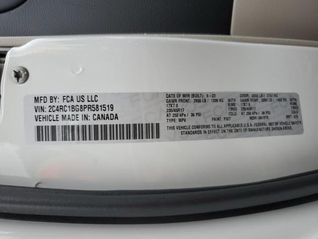 Photo 12 VIN: 2C4RC1BG8PR581519 - CHRYSLER PACIFICA T 