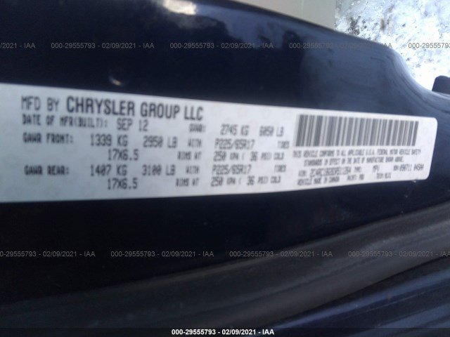 Photo 8 VIN: 2C4RC1BG9DR511264 - CHRYSLER TOWN & COUNTRY 