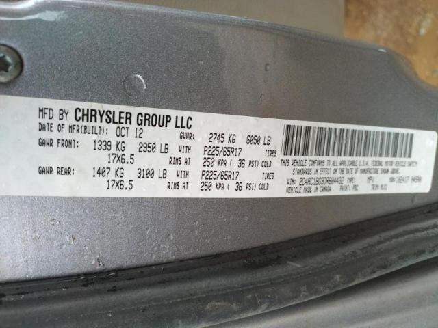 Photo 9 VIN: 2C4RC1BG9DR604432 - CHRYSLER TOWN &AMP COU 