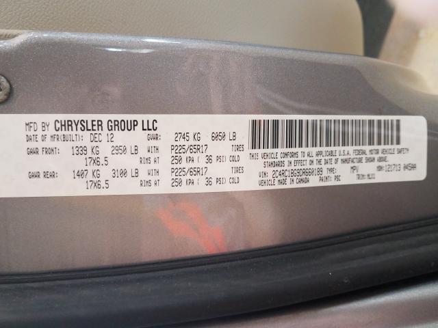 Photo 9 VIN: 2C4RC1BG9DR660189 - CHRYSLER TOWN & COU 