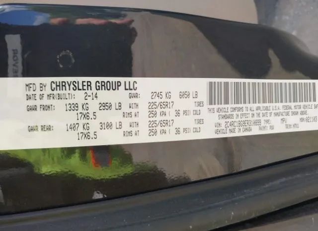 Photo 8 VIN: 2C4RC1BG9ER310899 - CHRYSLER TOWN & COUNTRY 