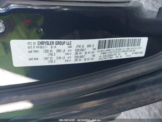 Photo 8 VIN: 2C4RC1BG9ER417757 - CHRYSLER TOWN & COUNTRY 