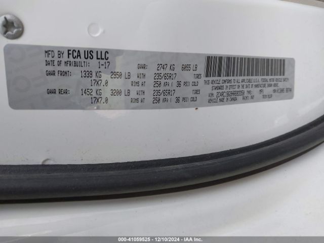 Photo 8 VIN: 2C4RC1BG9HR683350 - CHRYSLER PACIFICA 