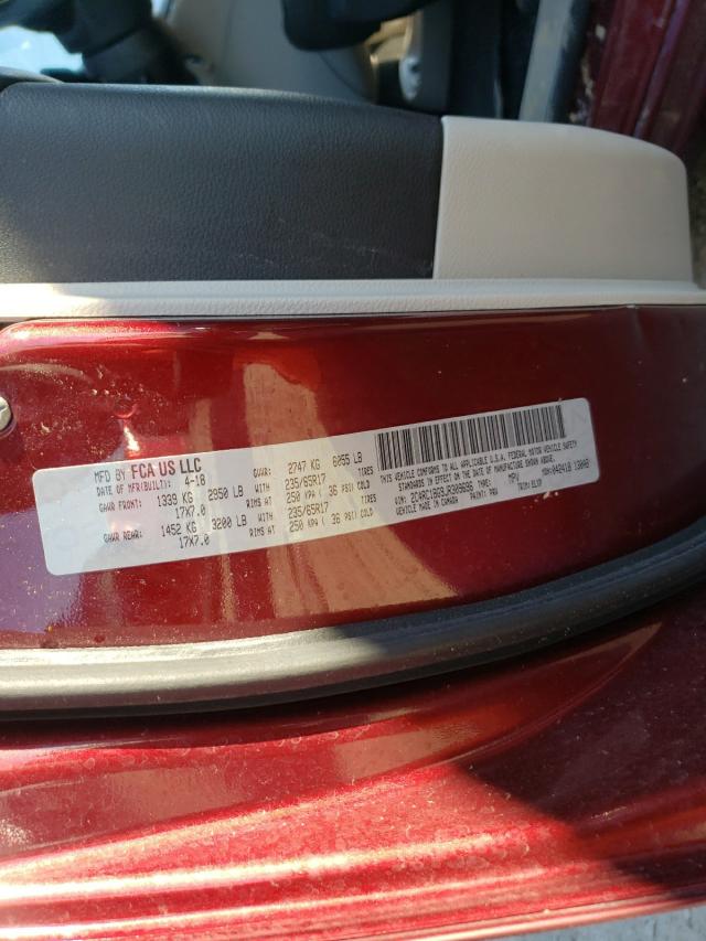 Photo 9 VIN: 2C4RC1BG9JR309696 - CHRYSLER PACIFICA 