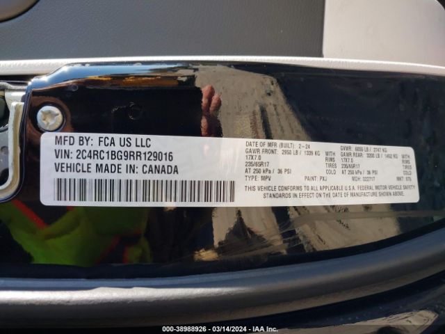 Photo 8 VIN: 2C4RC1BG9RR129016 - CHRYSLER PACIFICA 