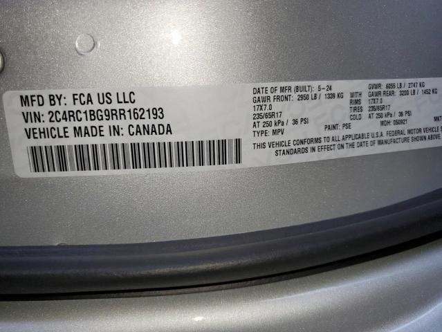 Photo 12 VIN: 2C4RC1BG9RR162193 - CHRYSLER PACIFICA 