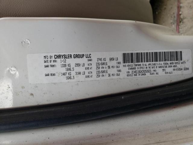 Photo 9 VIN: 2C4RC1BGXCR252623 - CHRYSLER TOWN &AMP COU 